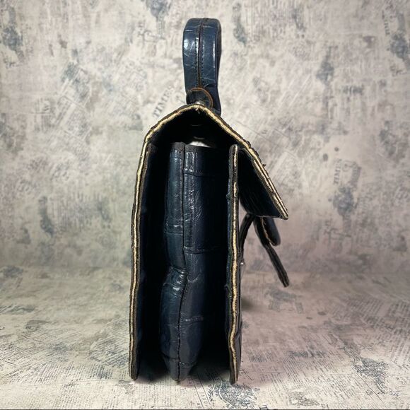 Jeanne Bernard Vintage 60’s Crocodile / Alligator Handbag - Picture 5 of 13